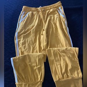 Mustard Yellow Stretchy Joggers